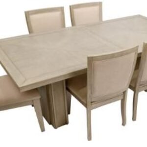 Mindy Brownes Tambour Beige Dining Table