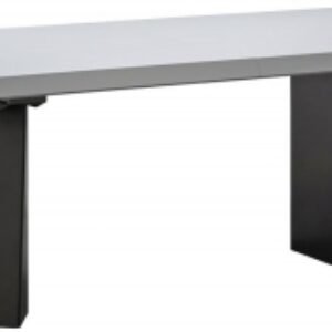 Modum Elite Bianco Antico Italian 4-6 Seater Extending Pedestal Dining Table