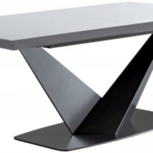 Modum Elite Bianco Antico Italian 6-8 Seater Extending Dining Table with V Base