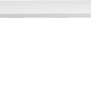 NORDAL Blanca White shiny herringbone Dining Table - 6 Seater