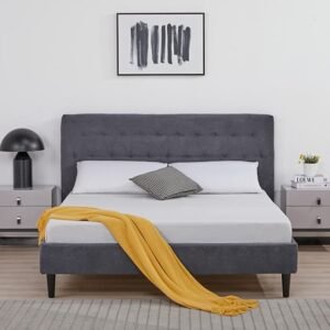 Novo Paige Fabric Bed Frame, Double