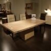 Paris Marble Pedestal Dining Table - Variation Available