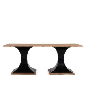 Rieti Mango Wood 8 Seater Double Pedestal Dining Table - 200cm
