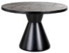 Russell Stone Effect 4 Seater Round Pedestal Dining Table