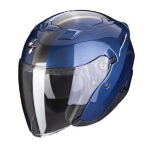 Scorpion Exo 230 Open Face Motorcycle Helmet Sr Blue