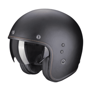 Scorpion Exo-Belfast Evo Open Face Motorcycle Helmet Matt Black