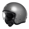 Shoei J.o2 Plain Motorcycle Helmet - Basalt Grey - Open Face