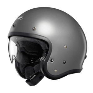 Shoei J.o2 Plain Motorcycle Helmet - Basalt Grey - Open Face