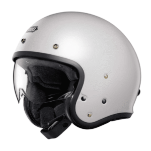 Shoei J.o2 Plain Motorcycle Helmet - Off White - Open Face