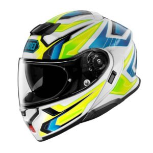 Shoei Neotec 3 Anthem Tc-3 Motorcycle Helmet - Yellow / Grey - Flip Front