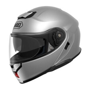 Shoei Neotec 3 Flip Front Motorcycle Helmet Light Silver