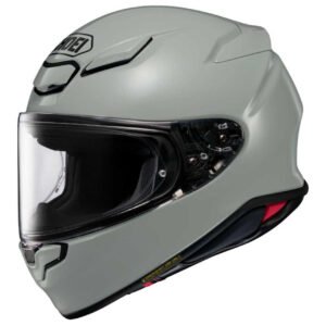 Shoei Nxr2 Plain Motorcycle Helmet - Chalk Grey - Full Face