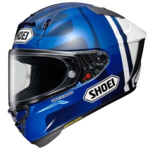 Shoei X-Spr Pro Am73 V2 Tc-2 Motorcycle Helmet - Blue / White / Red - Full Face