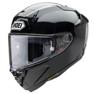 Shoei X-Spr Pro Plain Motorcycle Helmet - Black - Full Face