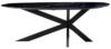 Trocadero Black Marble 8 Seater Dining Table with Spider Legs