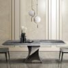 Twist Marble Pedestal Dining Table - Variation Available