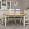 Winchcombe Painted Oval 6-10 Seater Extending Dining Table - 167cm-247cm