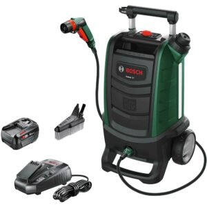 Bosch FONTUS Gen II P4A 18v Cordless Low Pressure Washer 20 Bar 1 x 6ah Li-ion Battery Charger