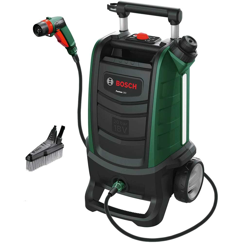 Bosch FONTUS Gen II P4A 18v Cordless Low Pressure Washer 20 Bar No Batteries No Battery Charger