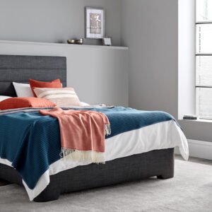 Novo Aporo Ottoman Bed Frame, Double, Grey