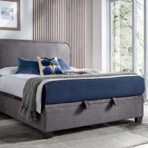 Novo Clione Ottoman Bed Frame, Double, Vogue Grey