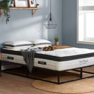 SleepSoul Luna 1000 Pocket Memory Pillow Top Mattress, Single