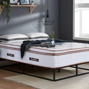 SleepSoul Space 3000 Pocket Memory Pillow Top Mattress, Double