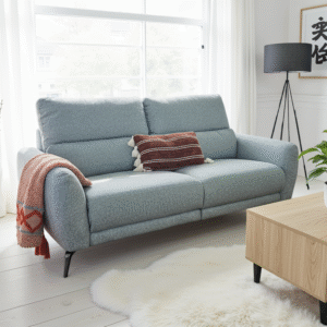 Sorrento Electric Recliner Grey 3 Seater