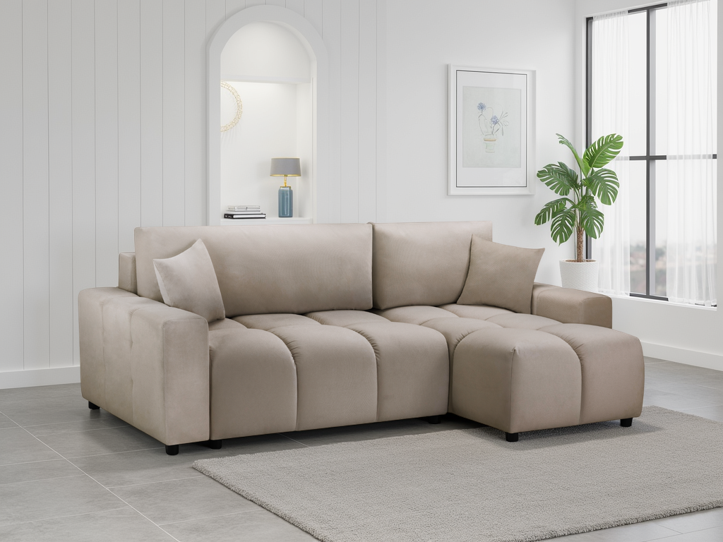 Luki Sofabed Mocha Universal Corner