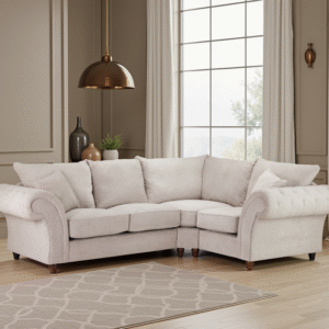 Windsor Fullback Sofa Stone Right Hand Facing Corner