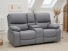 Orla Electric Recliner Sofa Grey 2 Seater