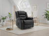 Alva Electric Recliner Sofa Black Armchair
