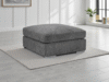 Naples Sofa Grey Footstool