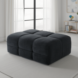 Jacob Sofa Black Footstool