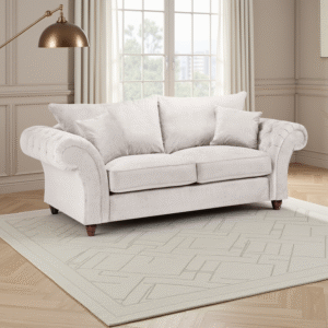 Windsor Fullback Sofa Stone 3 Seater