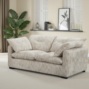 Quetta Sofa Grey/Silver 2 Seater