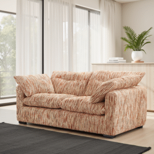 Quetta Sofa Rust/Beige 2 Seater