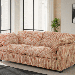Quetta Sofa Rust/Beige 3 Seater