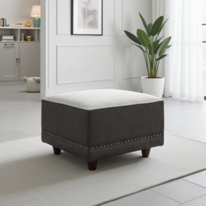 Bella Sofa Grey Footstool