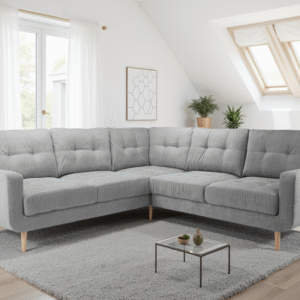 Aurora Sofa Grey Large Corner