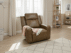 Barcelona Electric Recliner Sofa Brown Armchair