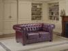 Chesterfield Sofa Oxblood Red 2 Seater