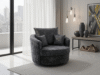 Serena Sofa Black Swivel Chair