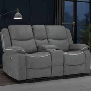 Harald Electric Recliner Sofa Graphite 2 Seater