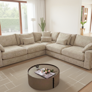 Jupiter Sofa Beige Large Corner