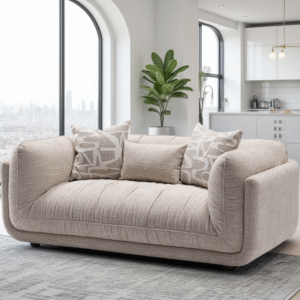 Oxford Sofa Beige 2 Seater