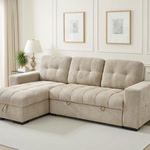 Palermo Universal Corner Sofabed Beige