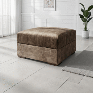 Serena Sofa Brown Footstool
