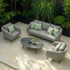 Ambition Garden Sofa Set - 3 Seater - Zinc Grey