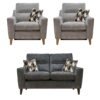 Buoyant Alice Fabric Sofa Set - 2+1+1 Seater - Variation Available